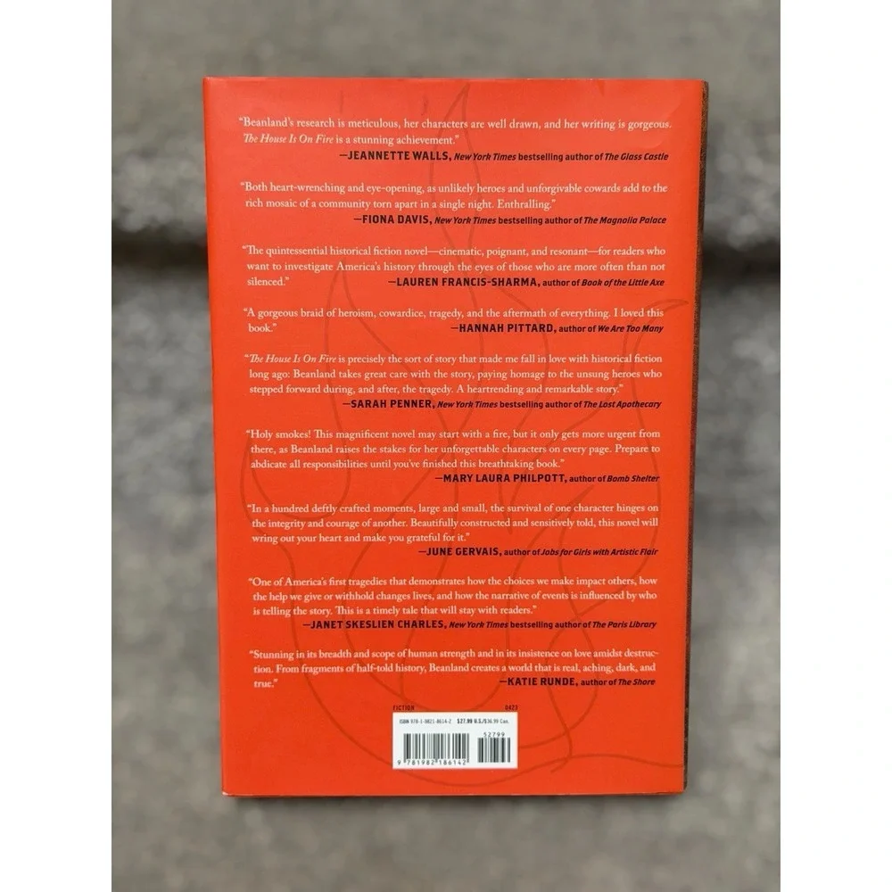 House Is on Fire by Rachel Beanland (2023, Hardcover) 1st Edition